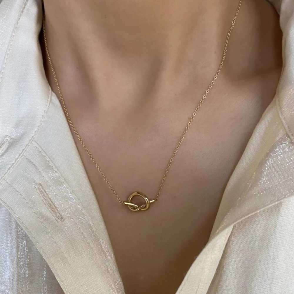 Heart Knot Necklace - Picture 3 of 6